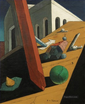 El genio malvado de un rey Giorgio de Chirico Surrealismo metafísico Pinturas al óleo